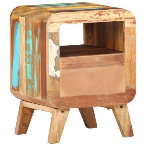 Noćni ormarić 30 x 30 x 41 cm od masivnog obnovljenog drva - 1 masivno obnovljeno drvo Cijena