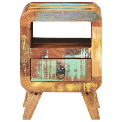 Noćni ormarić 30 x 30 x 41 cm od masivnog obnovljenog drva - 1 masivno obnovljeno drvo Cijena