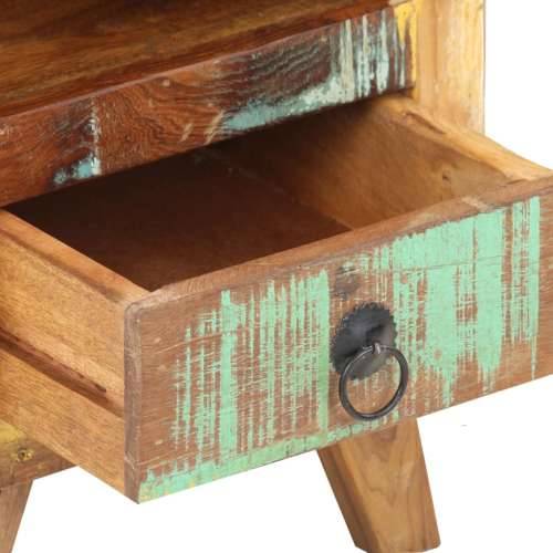 Noćni ormarić 30 x 30 x 41 cm od masivnog obnovljenog drva - 1 masivno obnovljeno drvo Cijena