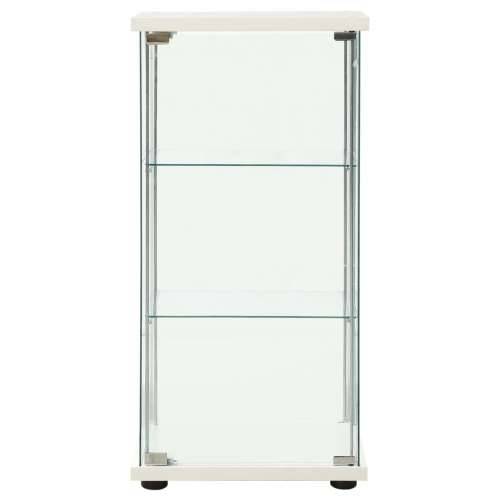 Ormarić za pohranu od kaljenog stakla bijeli Bijela 42.5 x 36.5 x 86 cm 1 Cijena
