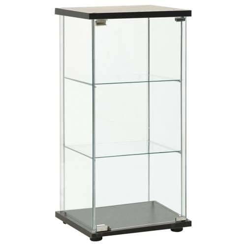 Ormarić za pohranu od kaljenog stakla crni - Crna 42.5 x 36.5 x 86 cm 1 Cijena