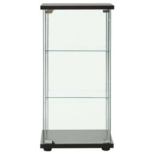Ormarić za pohranu od kaljenog stakla crni - Crna 42.5 x 36.5 x 86 cm 1 Cijena