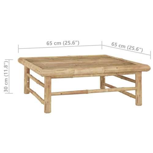 Vrtni stol 65 x 65 x 30 cm od bambusa Cijena