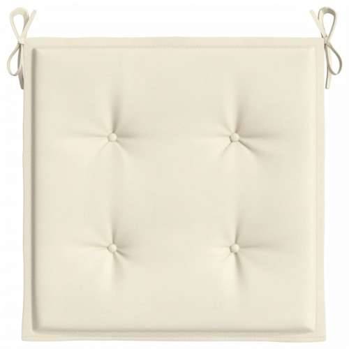 Jastuci za vrtne stolice 4 kom krem 50x50x3 cm tkanina Oxford Cijena