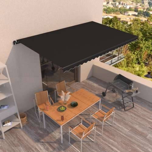 Tenda na ručno uvlačenje 500 x 350 cm antracit - Antracit 500 x 350 cm 1 Cijena