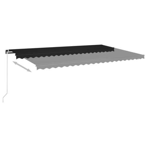 Tenda na ručno uvlačenje 500 x 350 cm antracit - Antracit 500 x 350 cm 1 Cijena