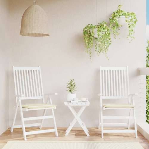 Jastuci za vrtne stolice 2 kom krem 40x40x4 cm od tkanine - Krema 40 x 40 x 3 cm 2 Cijena