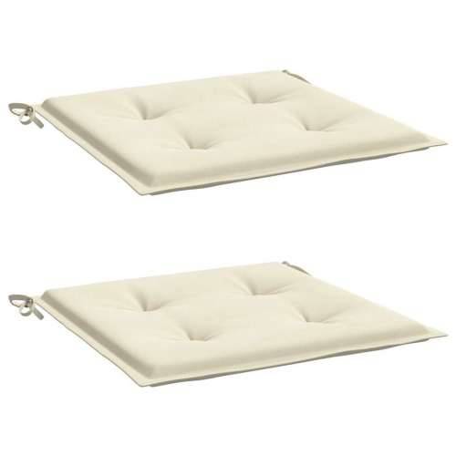 Jastuci za vrtne stolice 2 kom krem 40x40x4 cm od tkanine - Krema 40 x 40 x 3 cm 2 Cijena