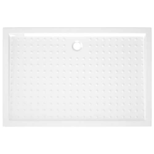 Podloga za tuširanje s točkicama bijela 80 x 120 x 4 cm ABS - 80 x 120 x 4 cm Cijena