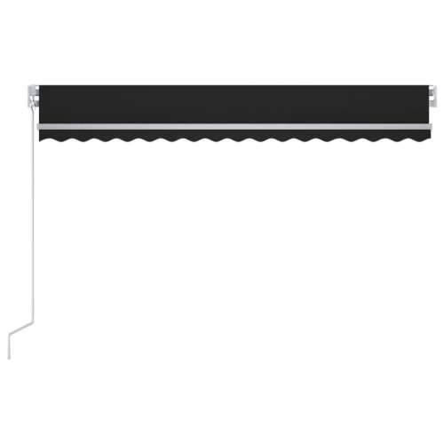 Tenda na ručno uvlačenje s LED svjetlima 400 x 300 cm antracit - Antracit 400 x 300 cm 1 Cijena