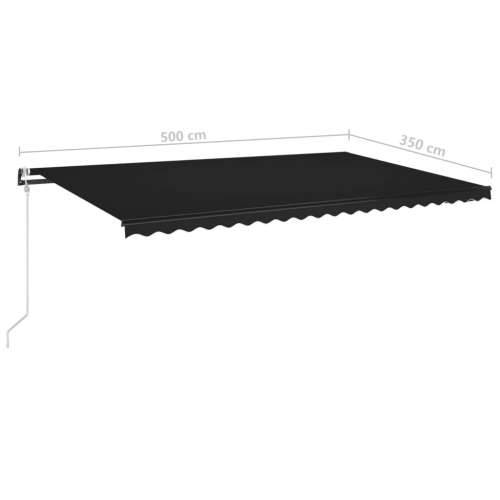 Tenda na automatsko uvlačenje 500 x 350 cm antracit - Antracit 500 x 350 cm 1 Cijena