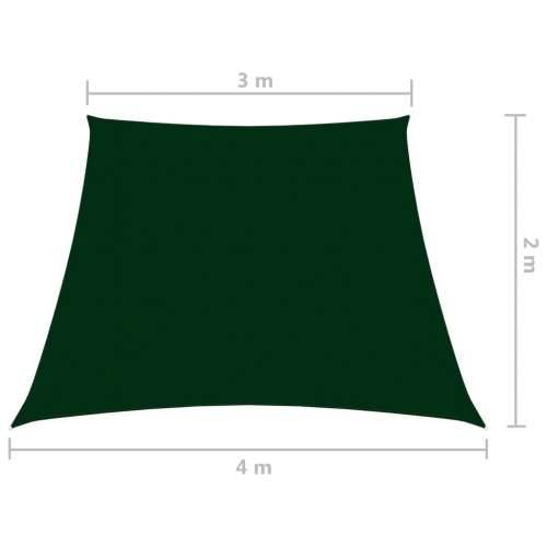Jedro protiv sunca tkanina Oxford trapezno 2/4x3 m tamnozeleno Cijena
