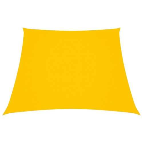 Jedro protiv sunca od tkanine Oxford trapezno 2/4 x 3 m žuto Cijena