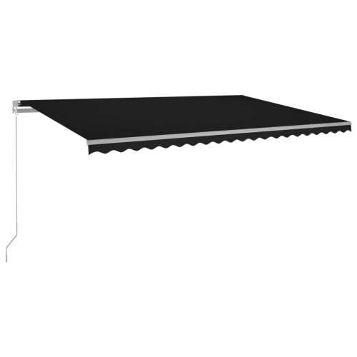 Tenda na ručno uvlačenje s LED svjetlima 500 x 300 cm antracit - Antracit 500 x 300 cm 1 Cijena
