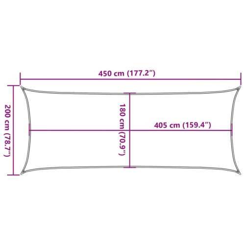 Jedro za zaštitu od sunca 160 g/m² krem 2 x 4,5 m HDPE - Krema 4.5 x 2 m 1 Cijena