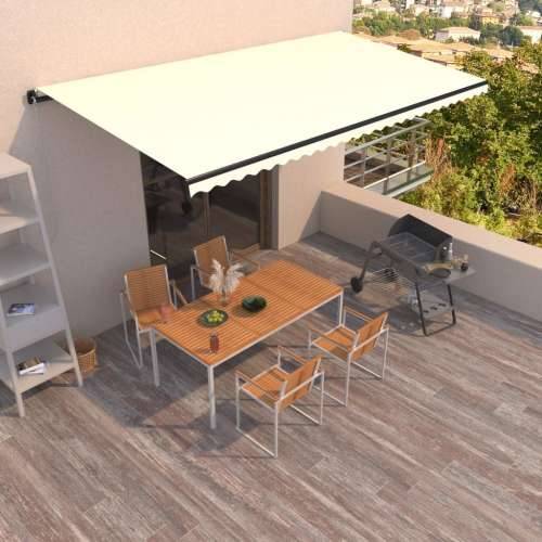 Tenda na ručno uvlačenje 600 x 350 cm krem - Krema 600 x 350 cm 1 Cijena