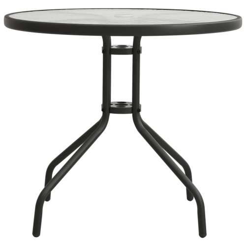Bistro stol antracit Ø 80 x 71 cm čelični Cijena