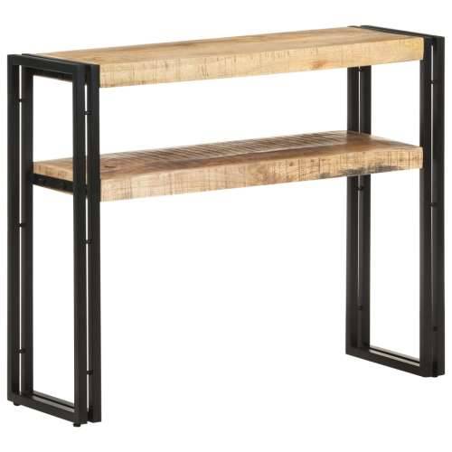 Konzolni stol 90 x 30 x 75 cm od grubog drva manga - 1 90 cm grubo drvo manga Cijena