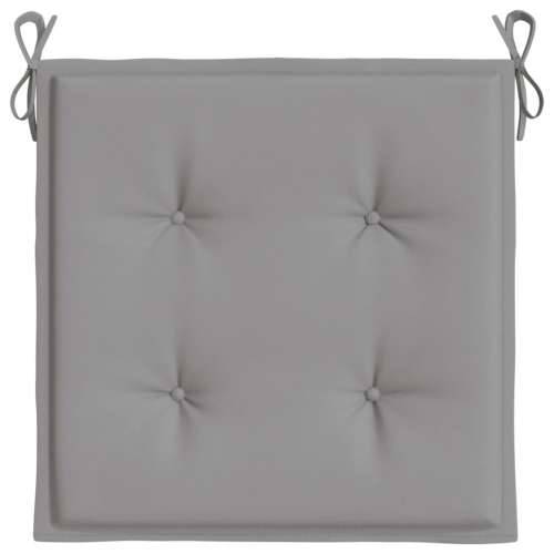 Jastuci za vrtne stolice 2 kom sivi 40 x 40 x 3 cm od tkanine Cijena