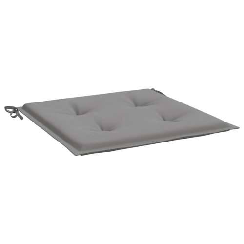 Jastuci za vrtne stolice 2 kom sivi 40x40x4 cm od tkanine - Siva 40 x 40 x 3 cm 2 Cijena