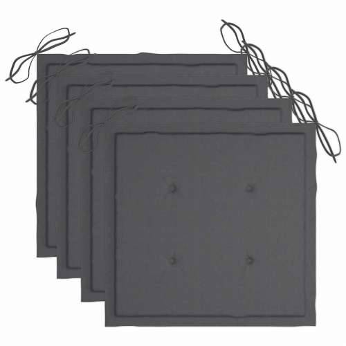 5-dijelni sklopivi vrtni blagovaonski set od bambusa - Antracit 40 x 40 x 3 cm 4 Cijena