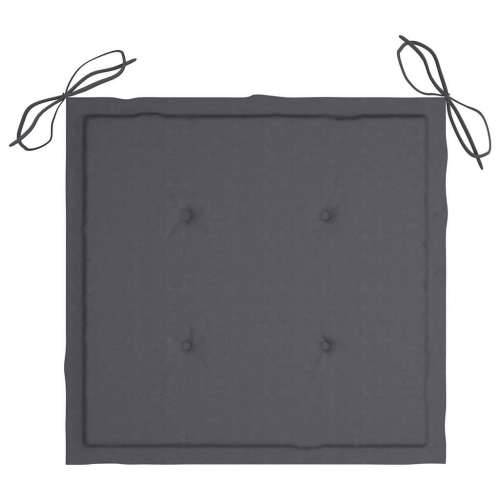 5-dijelni sklopivi vrtni blagovaonski set od bambusa - Antracit 40 x 40 x 3 cm 4 Cijena