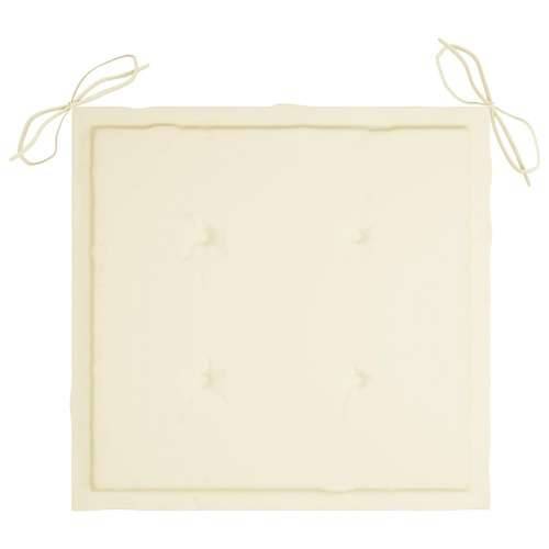 5-dijelni sklopivi vrtni blagovaonski set od bambusa - Krema 40 x 40 x 4 cm 4 Cijena