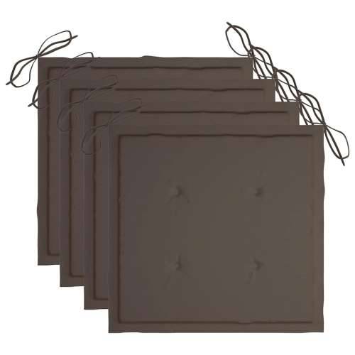 5-dijelni sklopivi vrtni blagovaonski set od bambusa - Sivo-smeđa 40 x 40 x 4 cm 4 Cijena
