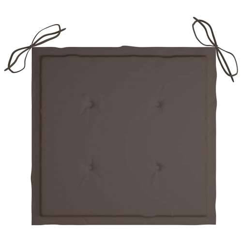 5-dijelni sklopivi vrtni blagovaonski set od bambusa - Sivo-smeđa 40 x 40 x 4 cm 4 Cijena
