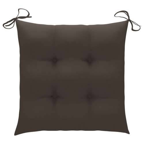 5-dijelni sklopivi vrtni blagovaonski set od bambusa - Sivo-smeđa 40 x 40 x 7 cm 4 Cijena