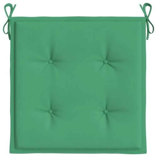Jastuci za vrtne stolice 6 kom zeleni 40 x 40 x 3 cm od tkanine Cijena