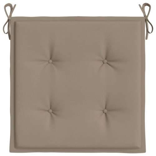 Jastuci za vrtne stolice 6 kom smeđesivi 40x40x4 cm od tkanine - Sivo-smeđa 40 x 40 x 3 cm 6 Cijena