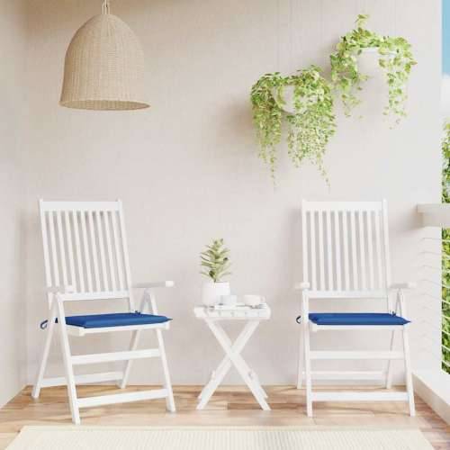 Jastuci za vrtne stolice 2 kom plavi 40x40x4 cm od tkanine - Kraljevski plava 40 x 40 x 3 cm 2 Cijena