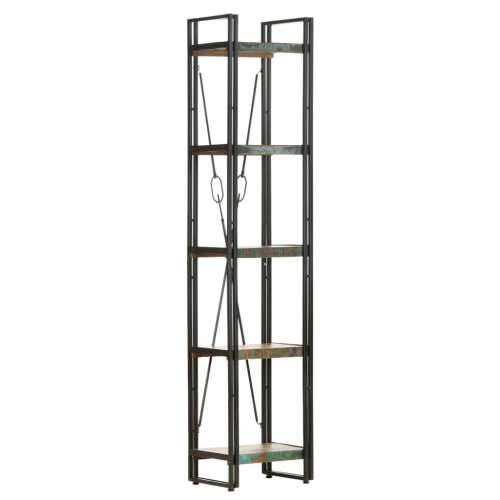 Police za knjige s 5 razina 40x30x180 cm od obnovljenog drva - Smeđa 1 180 cm 40 cm Cijena