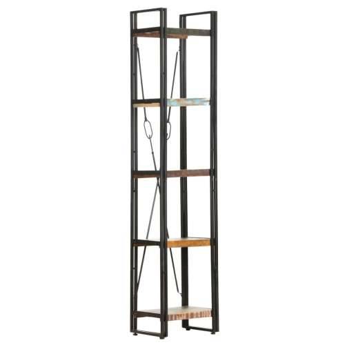 Police za knjige s 5 razina 40x30x180 cm od obnovljenog drva - Smeđa 1 180 cm 40 cm Cijena