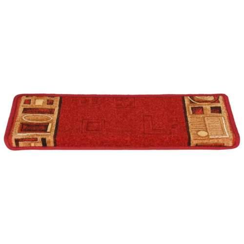 Ljepljivi tepisi za stepenice 15 kom 65x21x4 cm crveni - Crvena 15 Pravokutno Cijena
