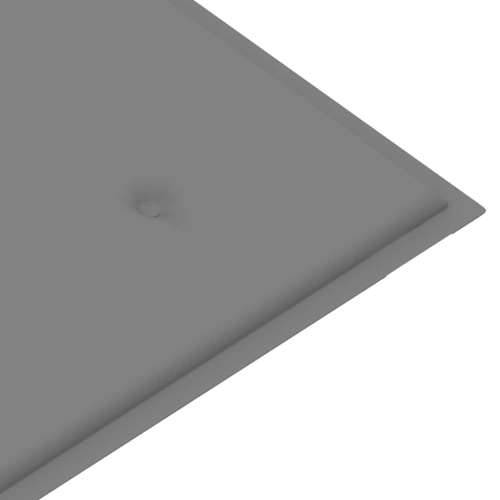 Vrtna klupa s jastukom 120 cm od bambusa - Siva 120 x 50 x 4 cm 1 2 Cijena