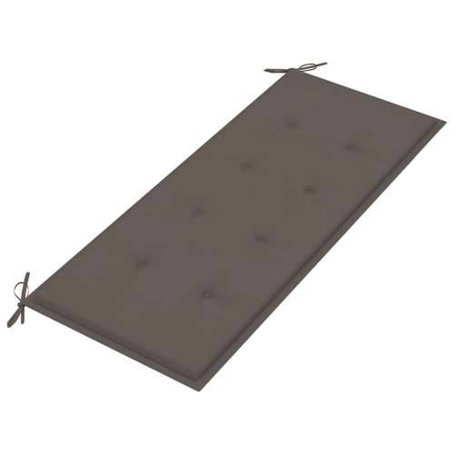 Vrtna klupa s jastukom 120 cm od bambusa - Sivo-smeđa 120 x 50 x 4 cm 1 2 Cijena