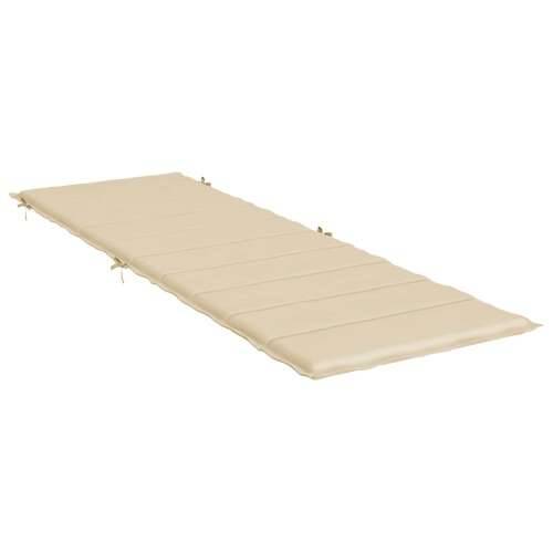 Jastuk za ležaljku bež 186x58x4 cm od tkanine Oxford - Bež 1 Cijena