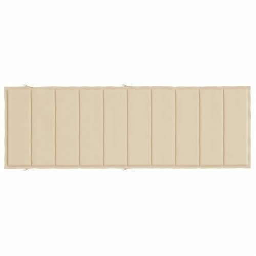 Jastuk za ležaljku bež 186x58x4 cm od tkanine Oxford - Bež 1 Cijena