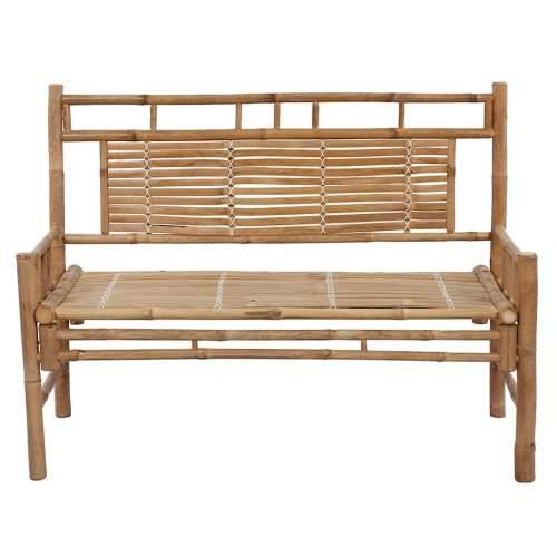 Vrtna klupa s jastukom 120 cm od bambusa - Kraljevski plava 120 x 50 x 4 cm 1 2 Cijena