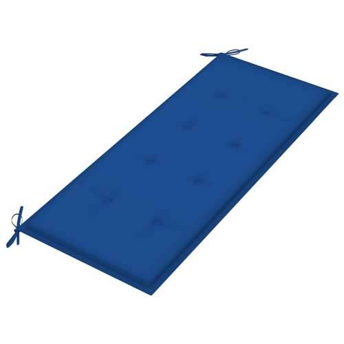 Vrtna klupa s jastukom 120 cm od bambusa - Kraljevski plava 120 x 50 x 4 cm 1 2 Cijena
