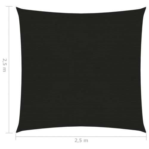 Jedro za zaštitu od sunca 160 g/m² crno 2,5 x 2,5 m HDPE Cijena
