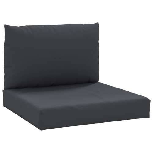 Jastuci za sofu od paleta 2 kom crni od tkanine - Crna 1 srednja sofa Cijena