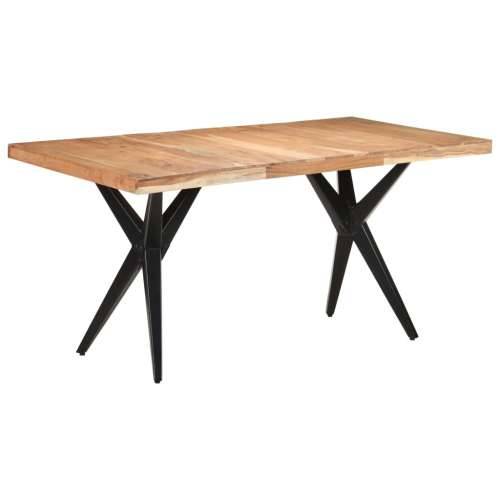 Blagovaonski stol 160 x 80 x 76 cm od masivnog bagremovog drva - Izbijeljeno 160 x 80 x 76 cm 1 Masivno bagremovo drvo Cijena