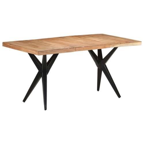 Blagovaonski stol 160 x 80 x 76 cm od masivnog bagremovog drva - Izbijeljeno 160 x 80 x 76 cm 1 Masivno bagremovo drvo Cijena