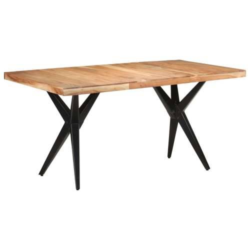 Blagovaonski stol 160 x 80 x 76 cm od masivnog bagremovog drva - Izbijeljeno 160 x 80 x 76 cm 1 Masivno bagremovo drvo Cijena