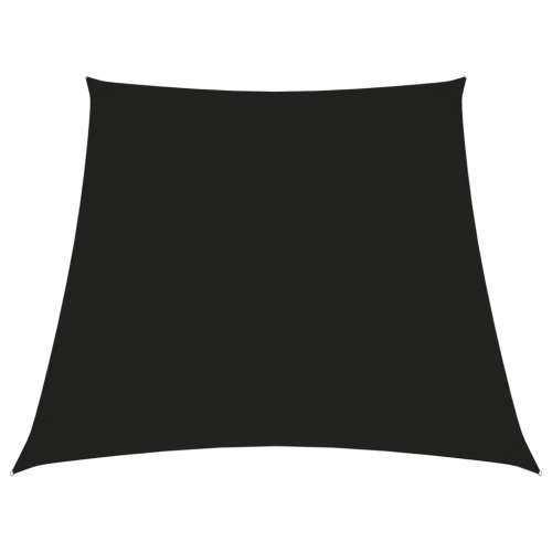 Jedro za zaštitu od sunca od tkanine trapezno 3/4 x 3 m crno - Crna 3/4 x 3 m 1 Cijena