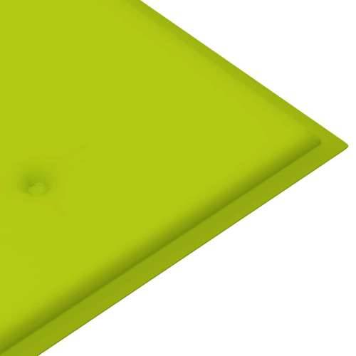 Vrtna klupa s jastukom 120 cm od bambusa - Svjetlozelena 120 x 50 x 4 cm 1 2 Cijena