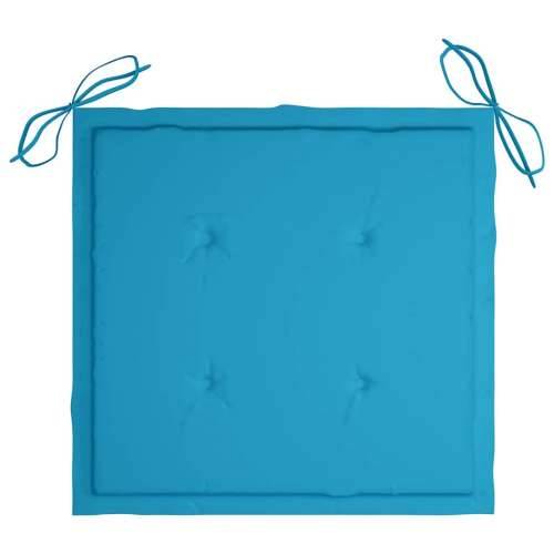 Sklopive vrtne stolice s jastucima 2 kom od bambusa - Kraljevski plava 2 40 x 40 x 4 cm 1 Cijena